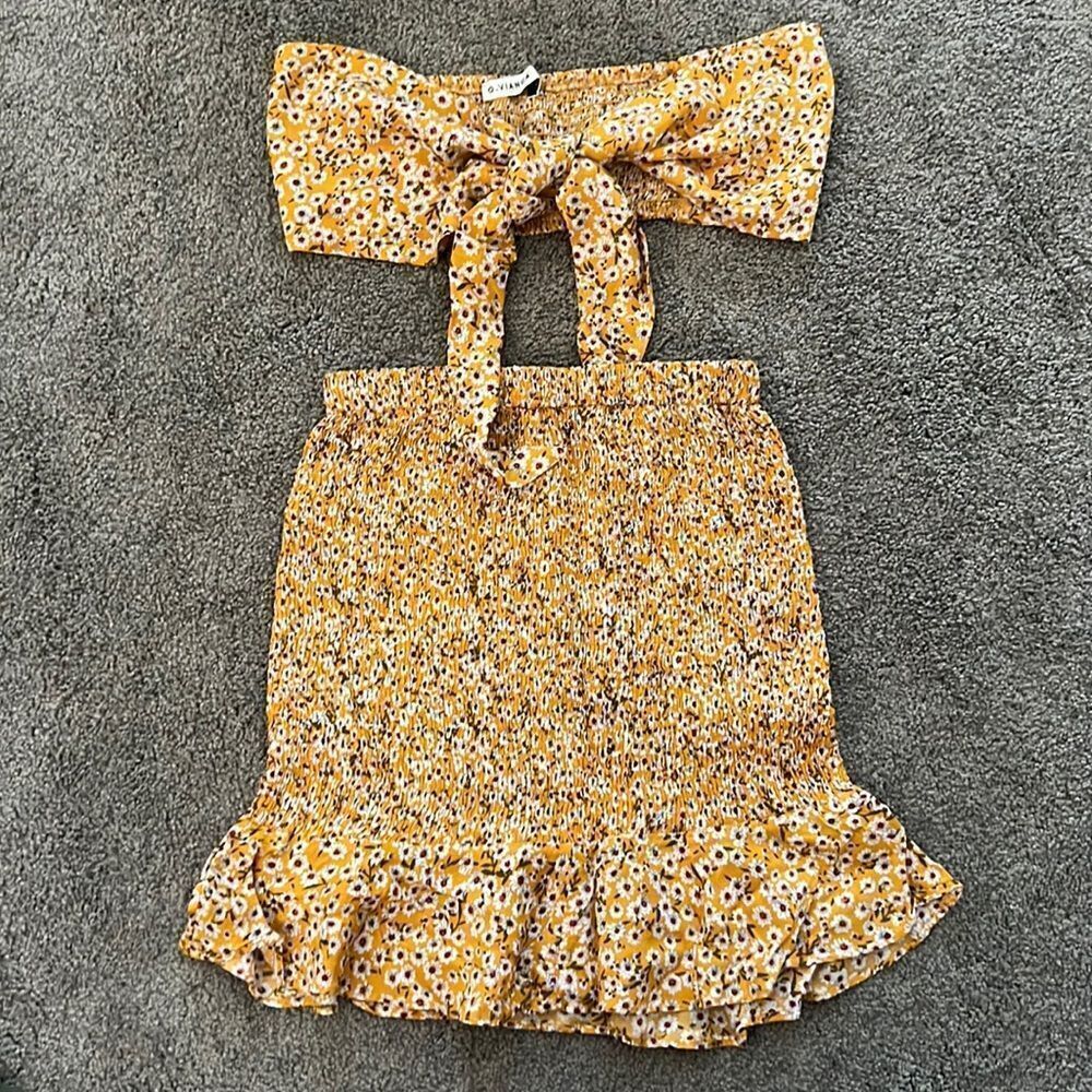 Flower Skirt Set 
